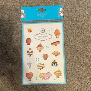 Patisserie Jellycat Sticker Sheet